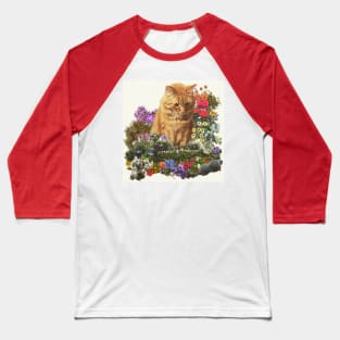 "and Alan was indeed a very, very large cat." Baseball T-Shirt